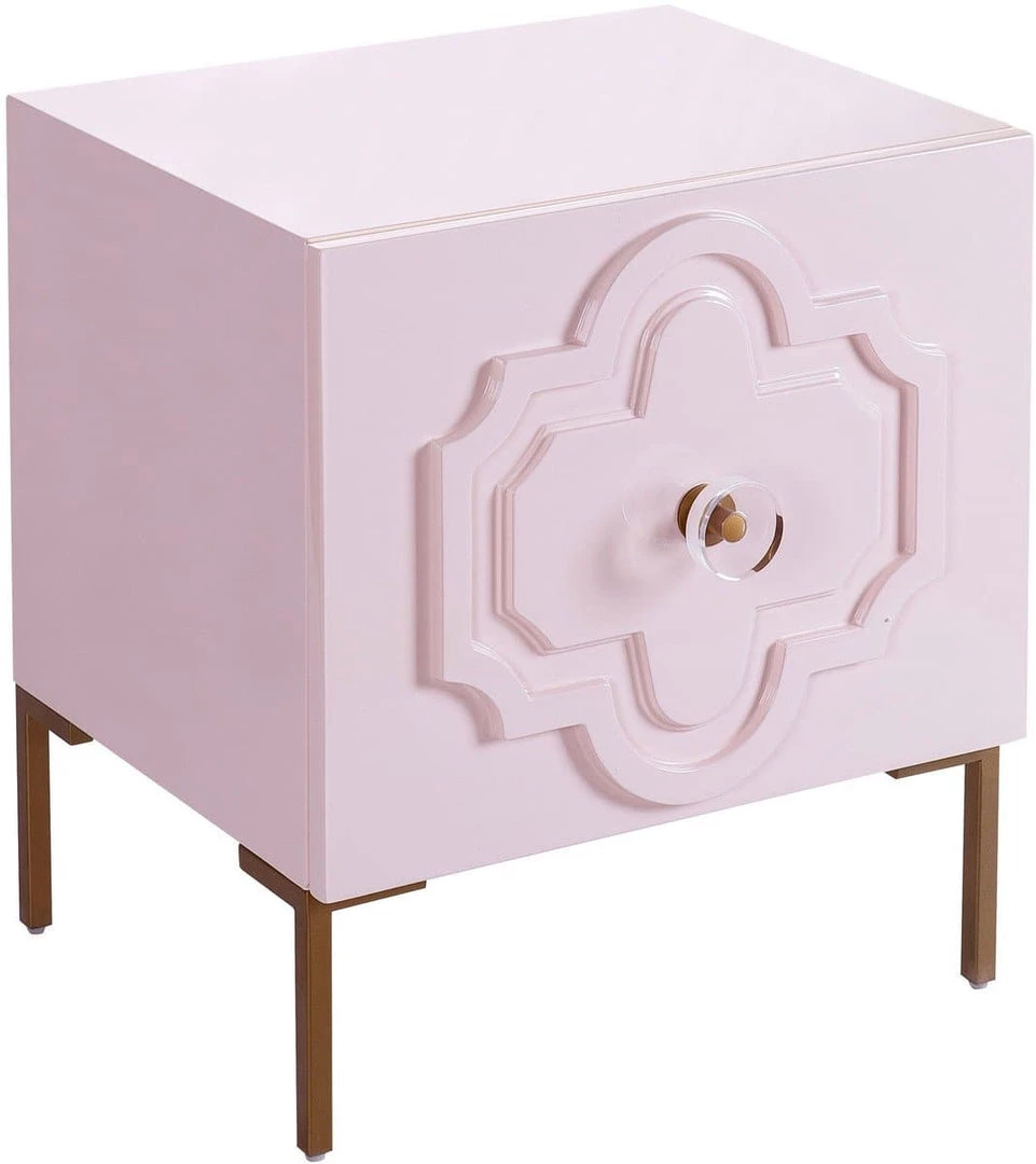 TOV Anna Lacquer Side Table Living Room