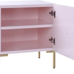 TOV Anna Lacquer Side Table Living Room