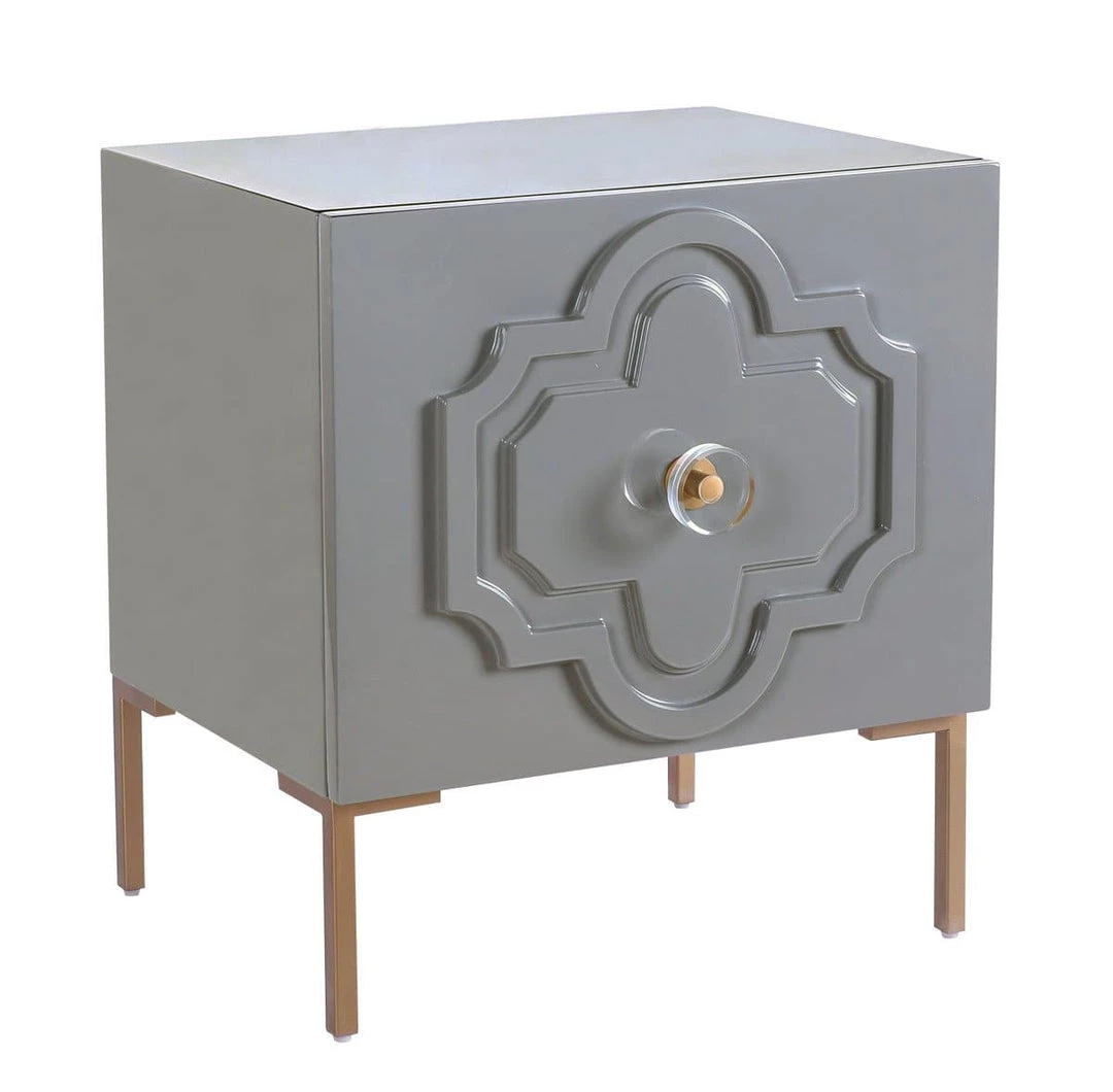 TOV Anna Lacquer Side Table Living Room