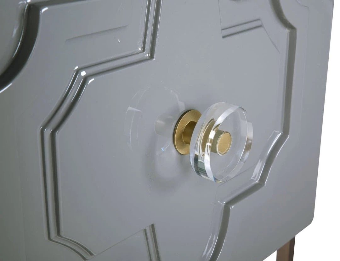 TOV Anna Lacquer Side Table Living Room