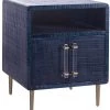 TOV Marco Lacquer Indigo Side Table Living Room