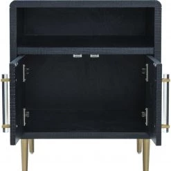 TOV Marco Lacquer Indigo Side Table Living Room