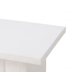 TOV Kayla White Concrete Side Table