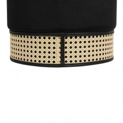 TOV Benches & Ottomans Ivy Velvet Ottoman