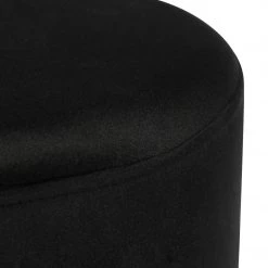 TOV Benches & Ottomans Ivy Velvet Ottoman