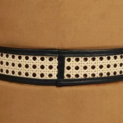 TOV Alani Cognac Velvet Nesting Ottomans - Set Of 2 Benches & Ottomans