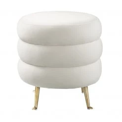 TOV Ladder Velvet Ottoman Bedroom