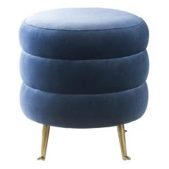 TOV Ladder Velvet Ottoman Bedroom