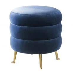 TOV Ladder Velvet Ottoman Bedroom