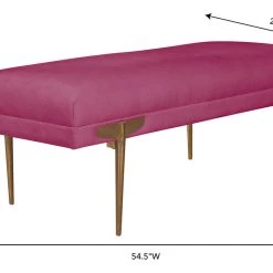TOV Brno Velvet Bench Bedroom