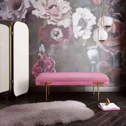 TOV Brno Velvet Bench Bedroom