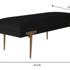 TOV Brno Velvet Bench Bedroom