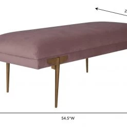 TOV Brno Velvet Bench Bedroom