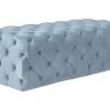 TOV Bedroom Kaylee Jumbo Velvet Ottoman