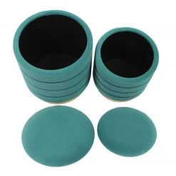 TOV Nora Storage Ottomans - Set Of 2