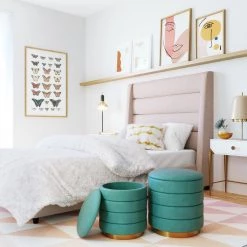 TOV Nora Storage Ottomans - Set Of 2