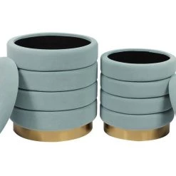 TOV Nora Storage Ottomans - Set Of 2