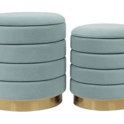 TOV Nora Storage Ottomans - Set Of 2