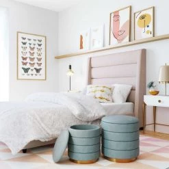 TOV Nora Storage Ottomans - Set Of 2