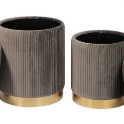 TOV Channeled Storage Ottomans - Set Of 2 Bedroom