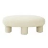 TOV Bedroom Discus Boucle Ottoman
