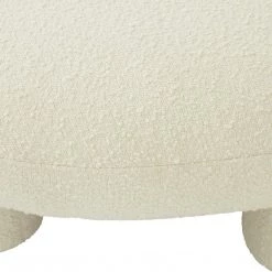 TOV Bedroom Discus Boucle Ottoman
