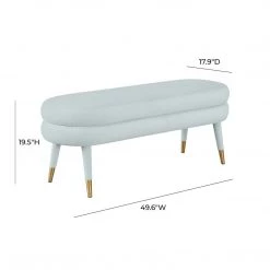 TOV Betty Velvet Bench Bedroom