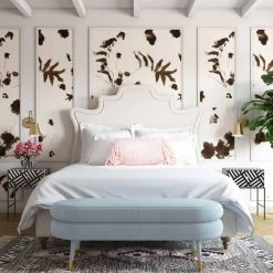 TOV Betty Velvet Bench Bedroom