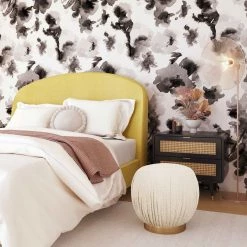 TOV Bedroom Tulip Boucle Ottoman