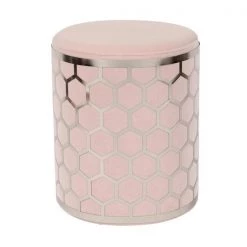 TOV Aubrey Velvet Ottoman