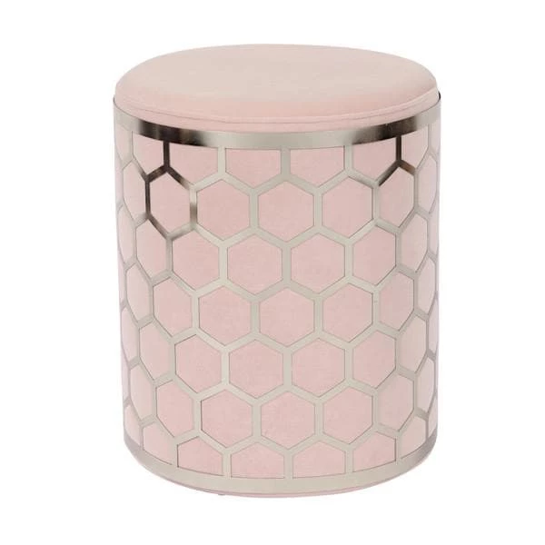 TOV Aubrey Velvet Ottoman