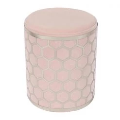 TOV Aubrey Velvet Ottoman