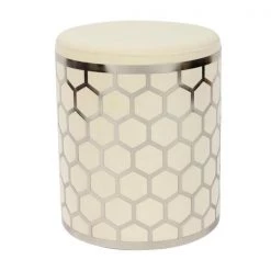 TOV Aubrey Velvet Ottoman