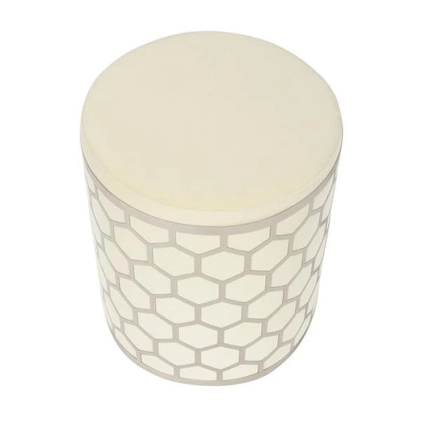 TOV Aubrey Velvet Ottoman