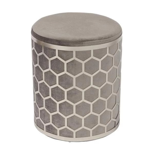 TOV Aubrey Velvet Ottoman