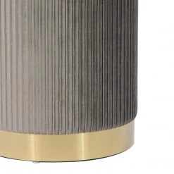 TOV Zoe Velvet Storage Ottoman