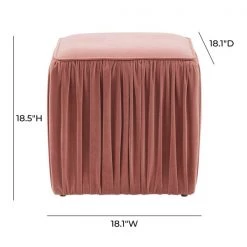TOV Morgan Pleated Ottoman Bedroom