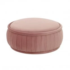 TOV Bedroom Rylee Velvet Ottoman