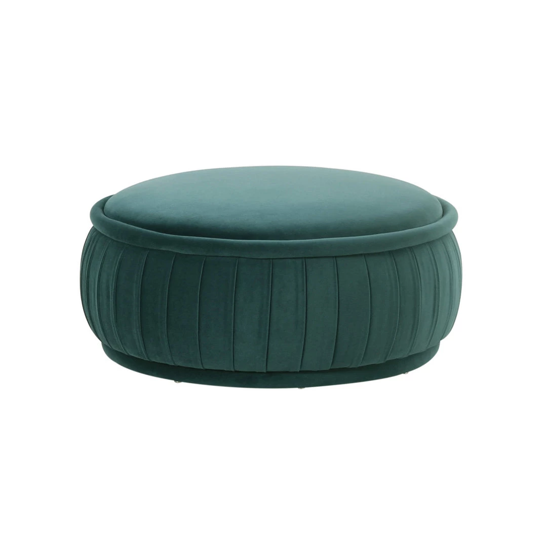TOV Bedroom Rylee Velvet Ottoman