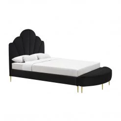 TOV Bianca Velvet Bench