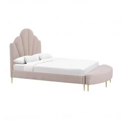 TOV Bianca Velvet Bench
