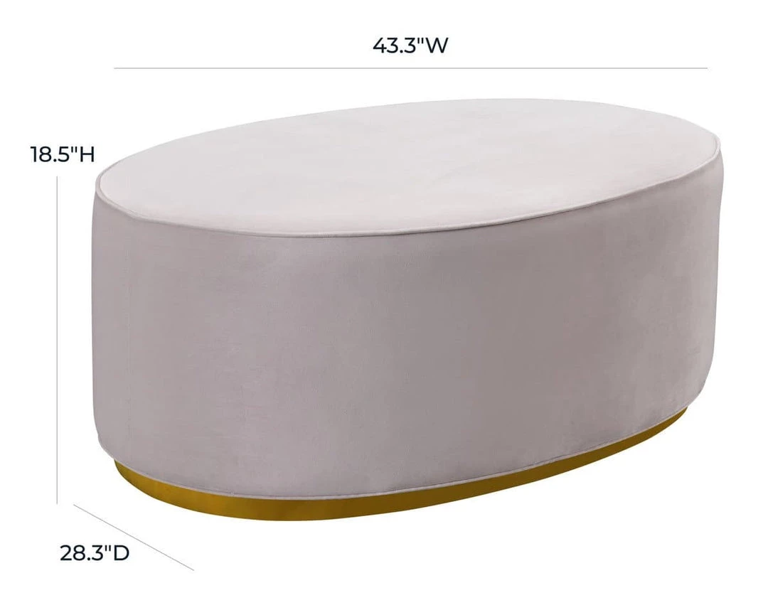 TOV Bedroom Scarlett Ottoman