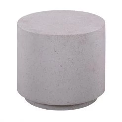 Tov Terrazzo Light Speckled Side Table Living Room
