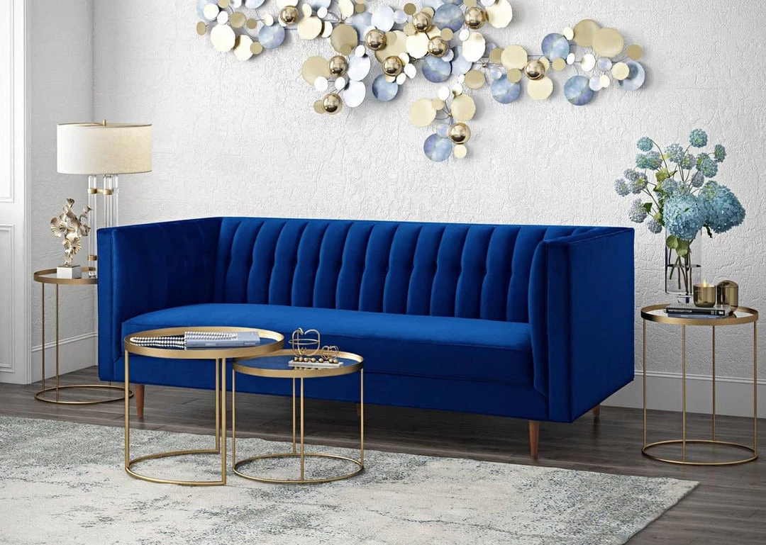 TOV Sebastian Velvet Sofa