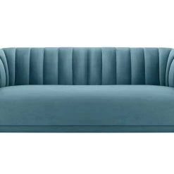 TOV Living Room Maelie Velvet Sofa