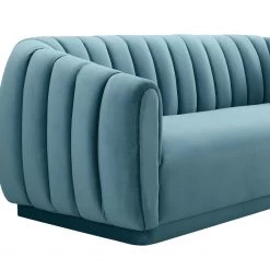 TOV Living Room Maelie Velvet Sofa