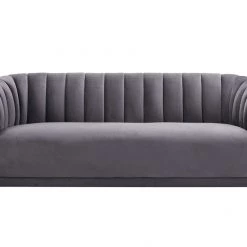 TOV Living Room Maelie Velvet Sofa