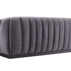 TOV Living Room Maelie Velvet Sofa