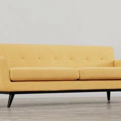 TOV Living Room James Linen Sofa