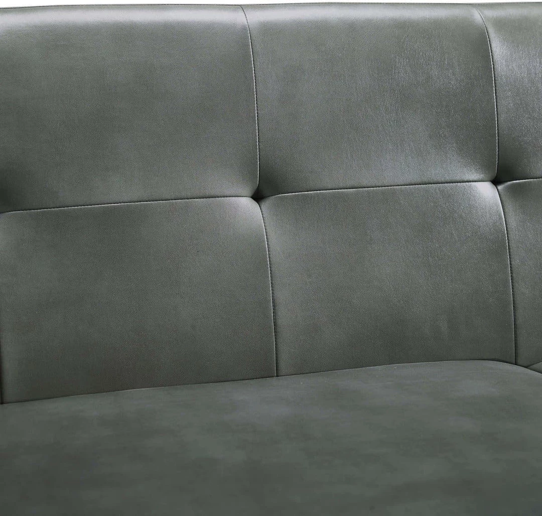 TOV Lyon Smoke Grey Loveseat Living Room